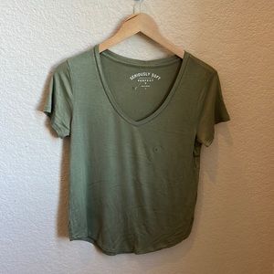 Seriously Soft Olive T-shirt Small